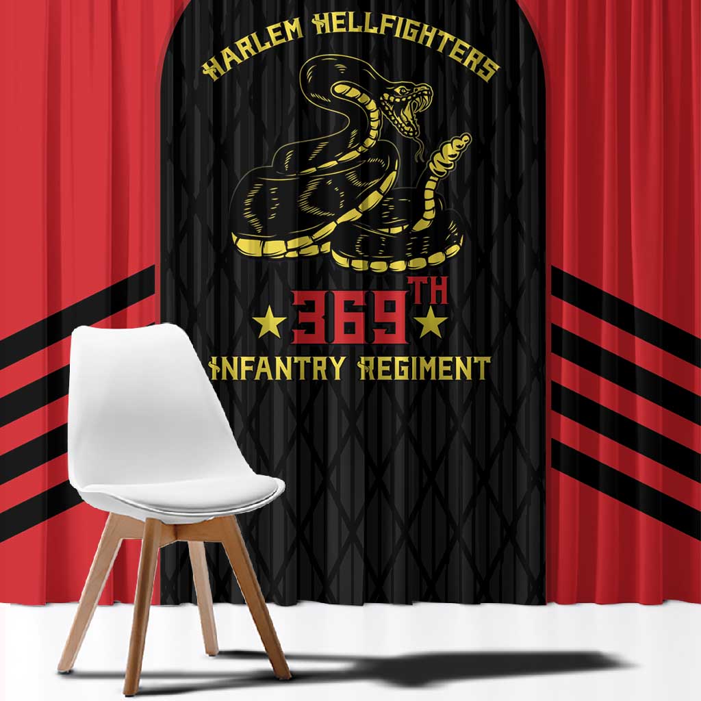 Harlem Hellfighters Window Curtain 369th Infantry Regiment Legacy