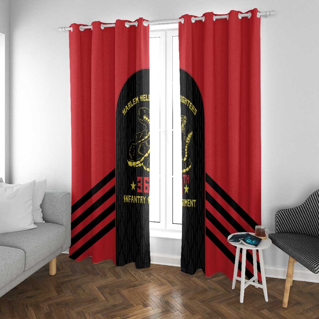 Harlem Hellfighters Window Curtain 369th Infantry Regiment Legacy
