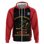 Personalized Harlem Hellfighters Zip Hoodie 369th Infantry Regiment Legacy