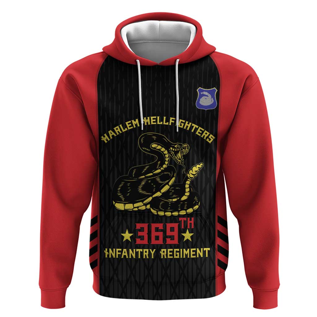 Personalized Harlem Hellfighters Zip Hoodie 369th Infantry Regiment Legacy
