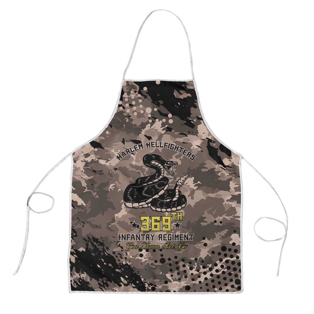 Harlem Hellfighters 369th Infantry Regiment Legacy Apron God Damn Lets Go