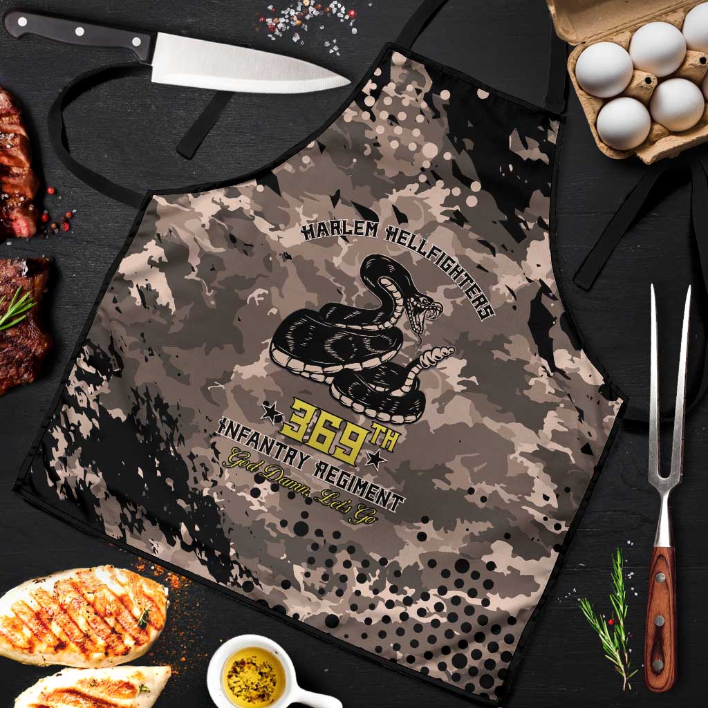 Harlem Hellfighters 369th Infantry Regiment Legacy Apron God Damn Lets Go