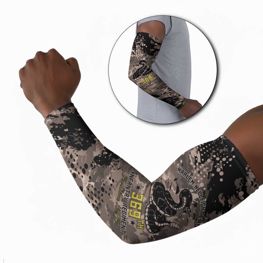 Harlem Hellfighters 369th Infantry Regiment Legacy Arm Sleeves God Damn Lets Go