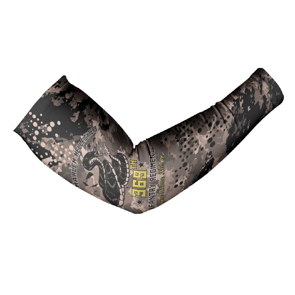 Harlem Hellfighters 369th Infantry Regiment Legacy Arm Sleeves God Damn Lets Go