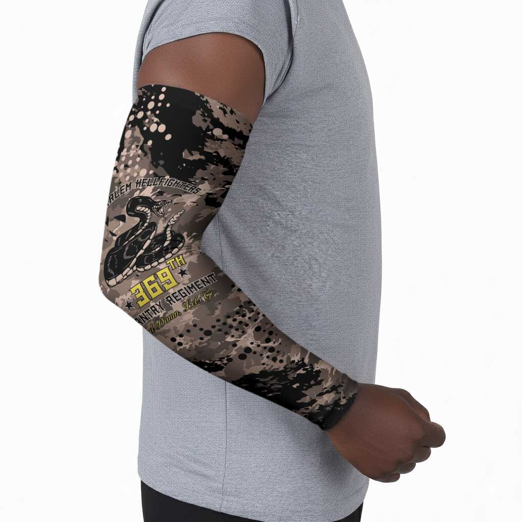 Harlem Hellfighters 369th Infantry Regiment Legacy Arm Sleeves God Damn Lets Go