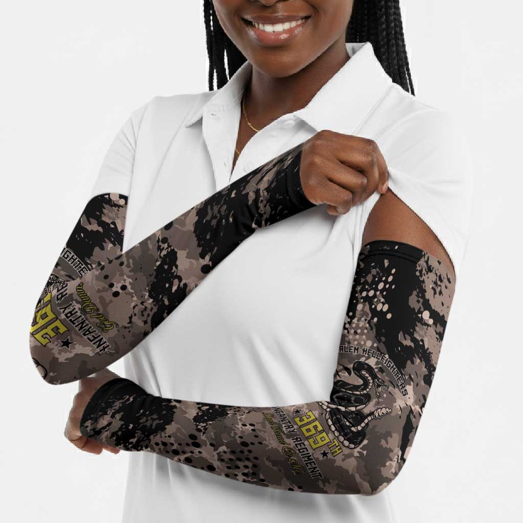 Harlem Hellfighters 369th Infantry Regiment Legacy Arm Sleeves God Damn Lets Go