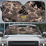 Harlem Hellfighters 369th Infantry Regiment Legacy Auto Sun Shade God Damn Lets Go