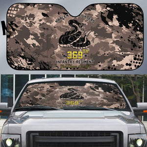Harlem Hellfighters 369th Infantry Regiment Legacy Auto Sun Shade God Damn Lets Go