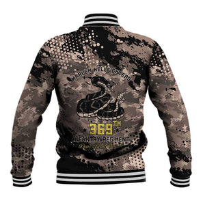Harlem Hellfighters 369th Infantry Regiment Legacy Baseball Jacket God Damn Lets Go
