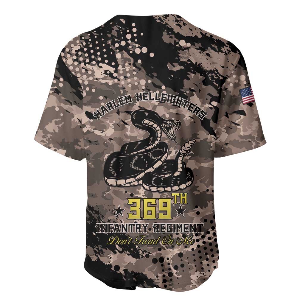 Harlem Hellfighters 369th Infantry Regiment Legacy Baseball Jersey God Damn Lets Go