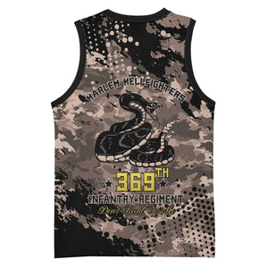 Harlem Hellfighters 369th Infantry Regiment Legacy Basketball Jersey God Damn Lets Go
