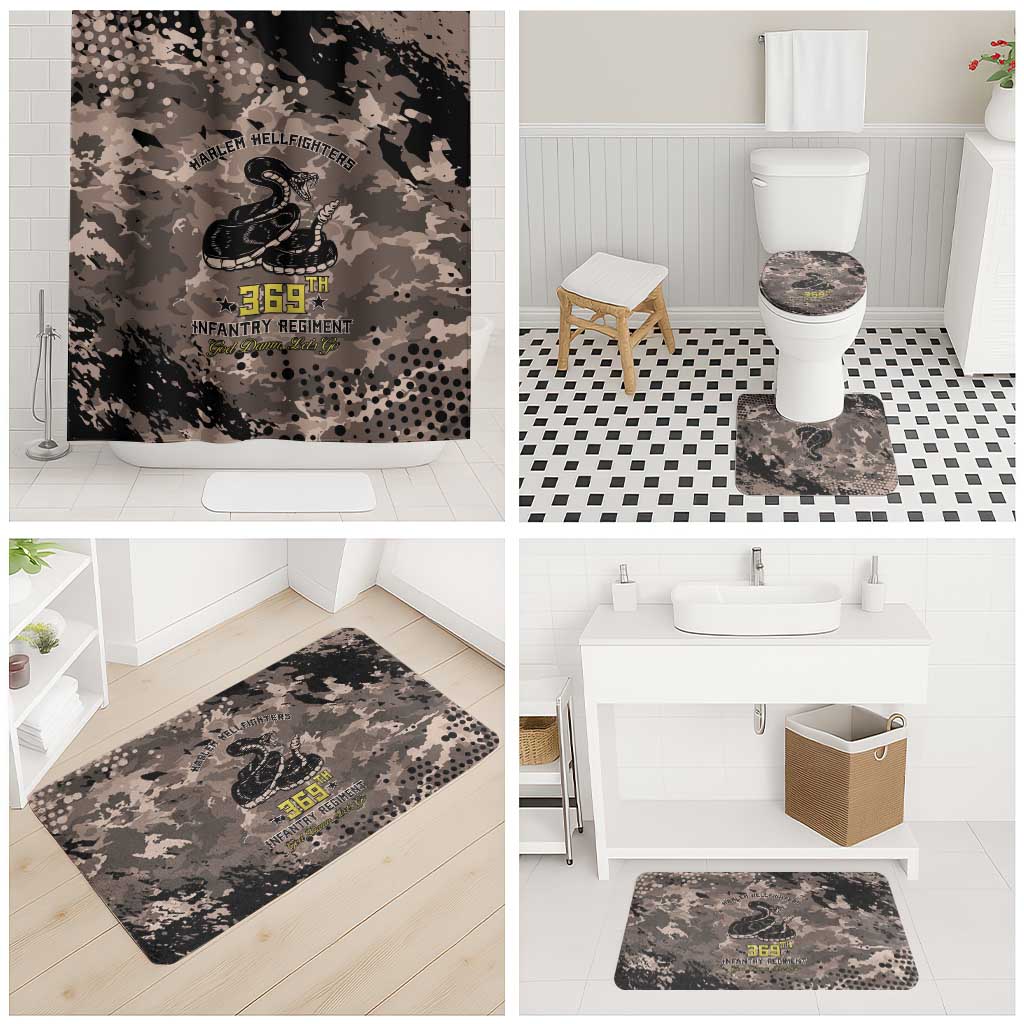 Harlem Hellfighters 369th Infantry Regiment Legacy Bathroom Set God Damn Lets Go