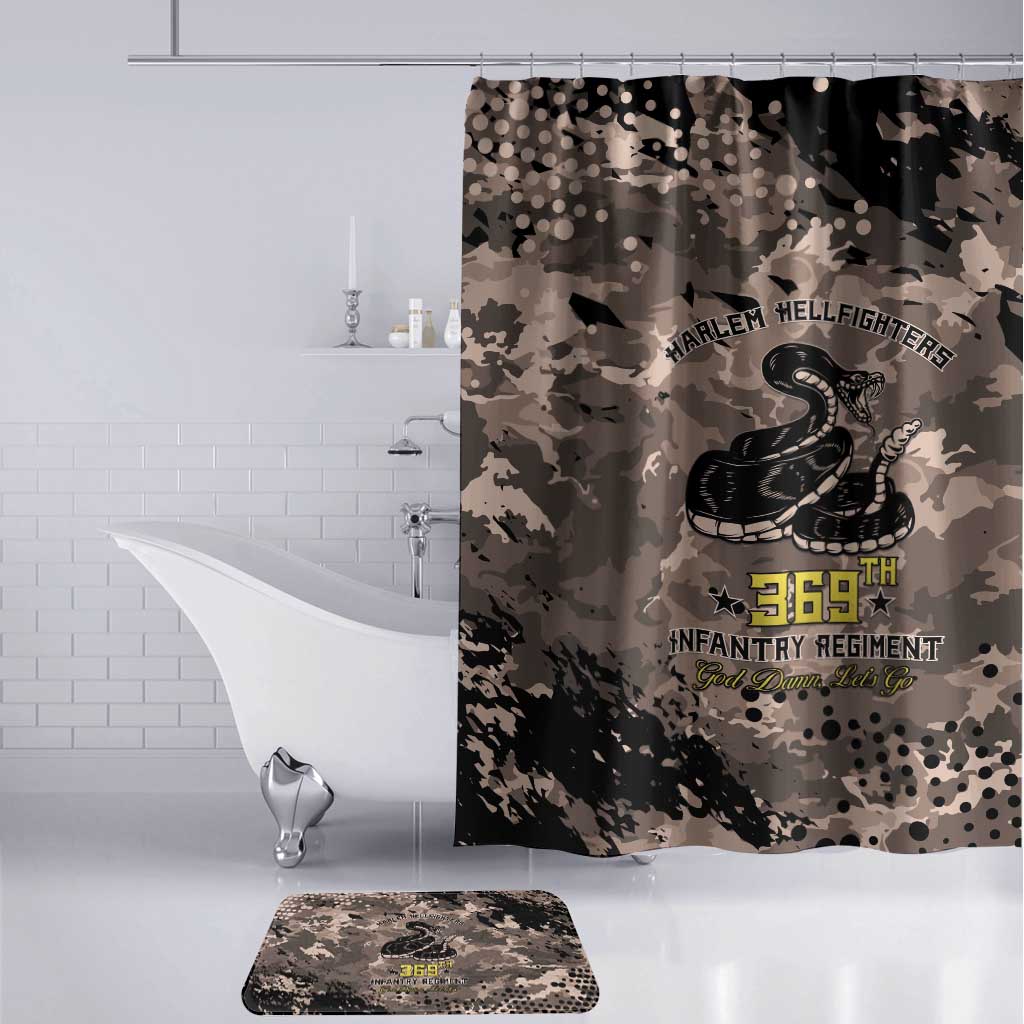 Harlem Hellfighters 369th Infantry Regiment Legacy Bathroom Set God Damn Lets Go