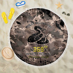 Harlem Hellfighters 369th Infantry Regiment Legacy Beach Blanket God Damn Lets Go
