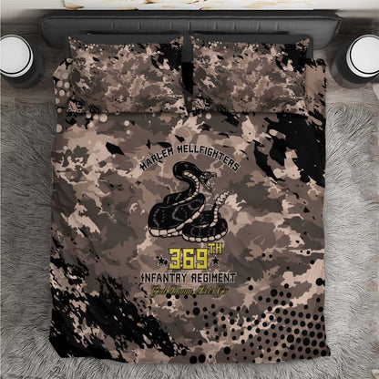 Harlem Hellfighters 369th Infantry Regiment Legacy Bedding Set God Damn Lets Go