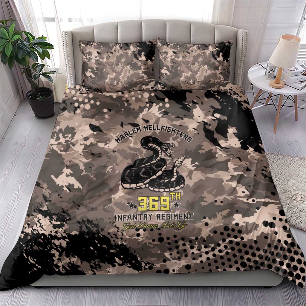 Harlem Hellfighters 369th Infantry Regiment Legacy Bedding Set God Damn Lets Go