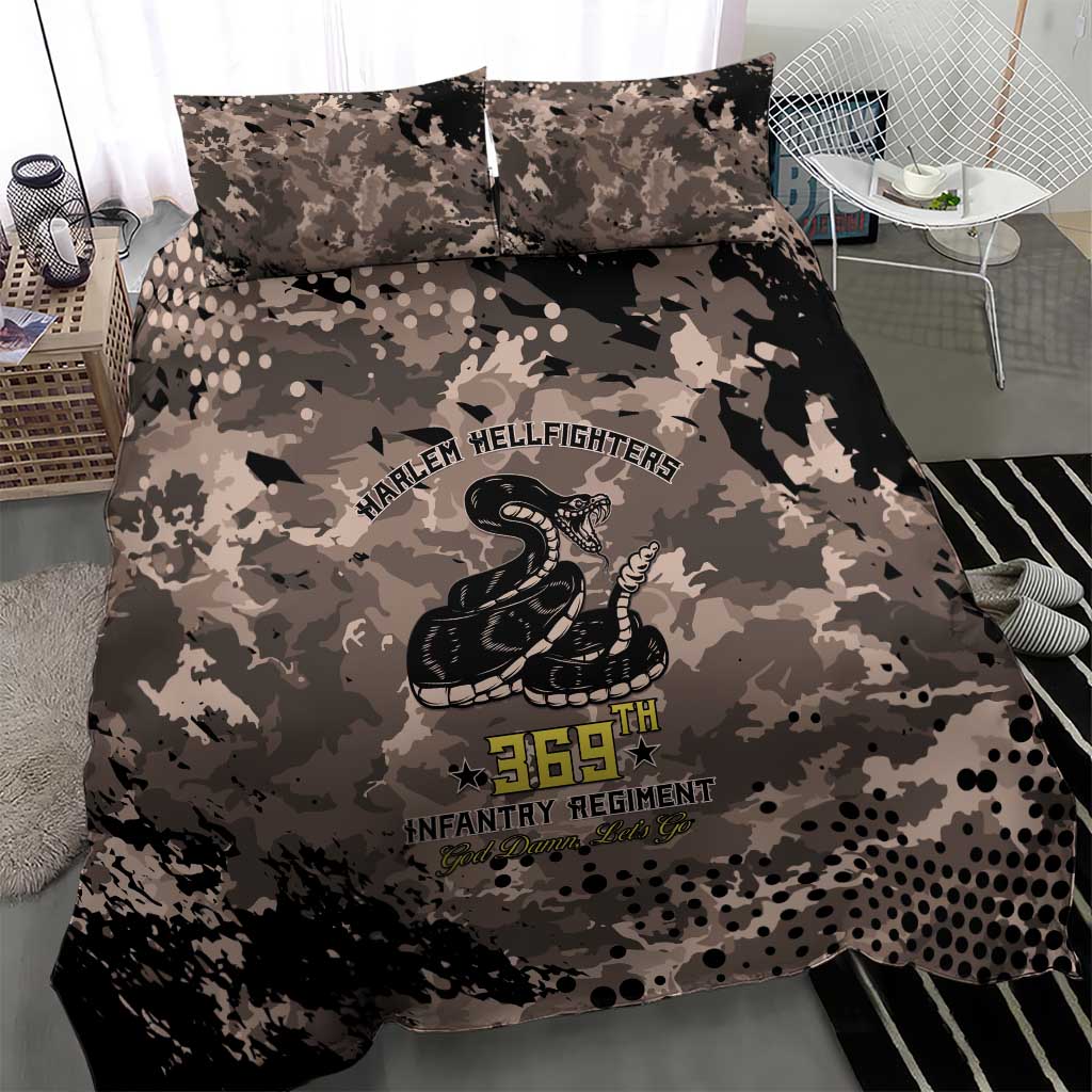 Harlem Hellfighters 369th Infantry Regiment Legacy Bedding Set God Damn Lets Go