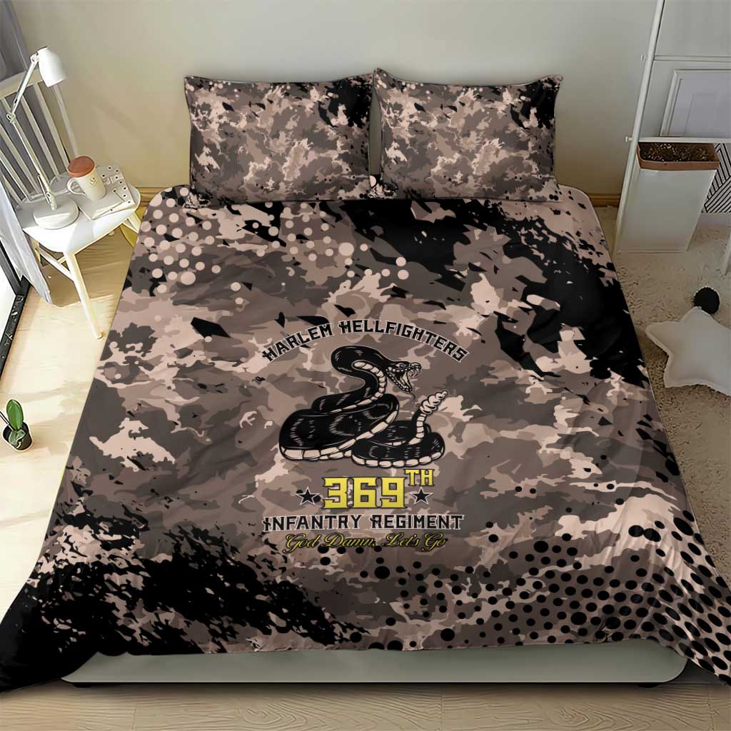 Harlem Hellfighters 369th Infantry Regiment Legacy Bedding Set God Damn Lets Go