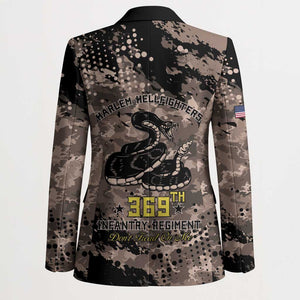 Harlem Hellfighters 369th Infantry Regiment Legacy Blazer God Damn Lets Go