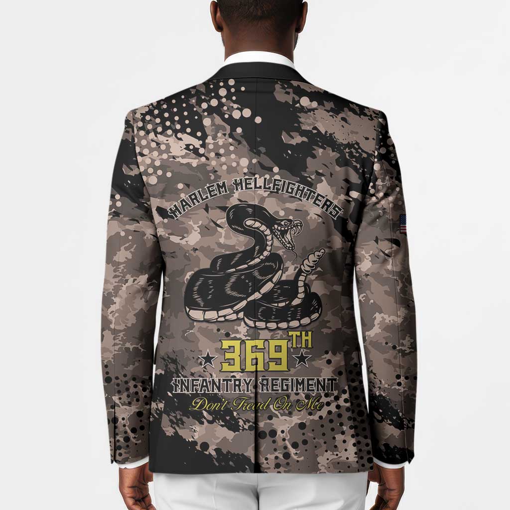 Harlem Hellfighters 369th Infantry Regiment Legacy Blazer God Damn Lets Go