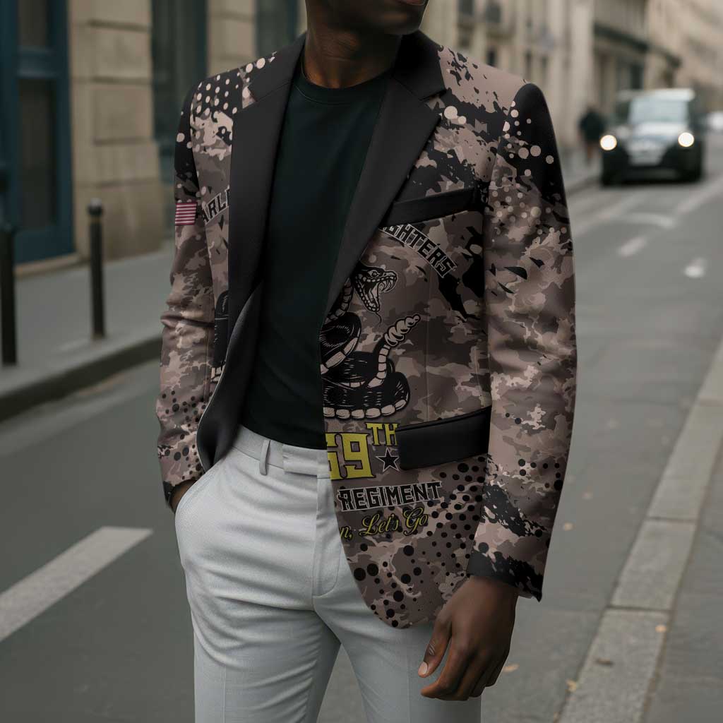 Harlem Hellfighters 369th Infantry Regiment Legacy Blazer God Damn Lets Go