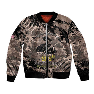 Harlem Hellfighters 369th Infantry Regiment Legacy Bomber Jacket God Damn Lets Go