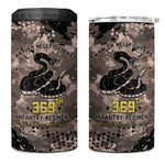 Harlem Hellfighters 369th Infantry Regiment Legacy 4 in 1 Can Cooler Tumbler God Damn Lets Go