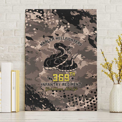 Harlem Hellfighters 369th Infantry Regiment Legacy Canvas Wall Art God Damn Lets Go