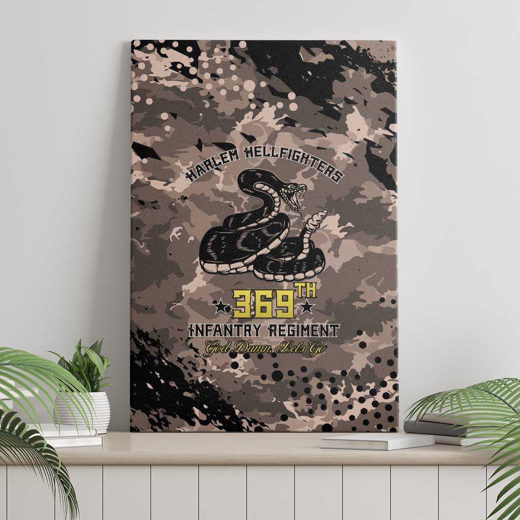 Harlem Hellfighters 369th Infantry Regiment Legacy Canvas Wall Art God Damn Lets Go