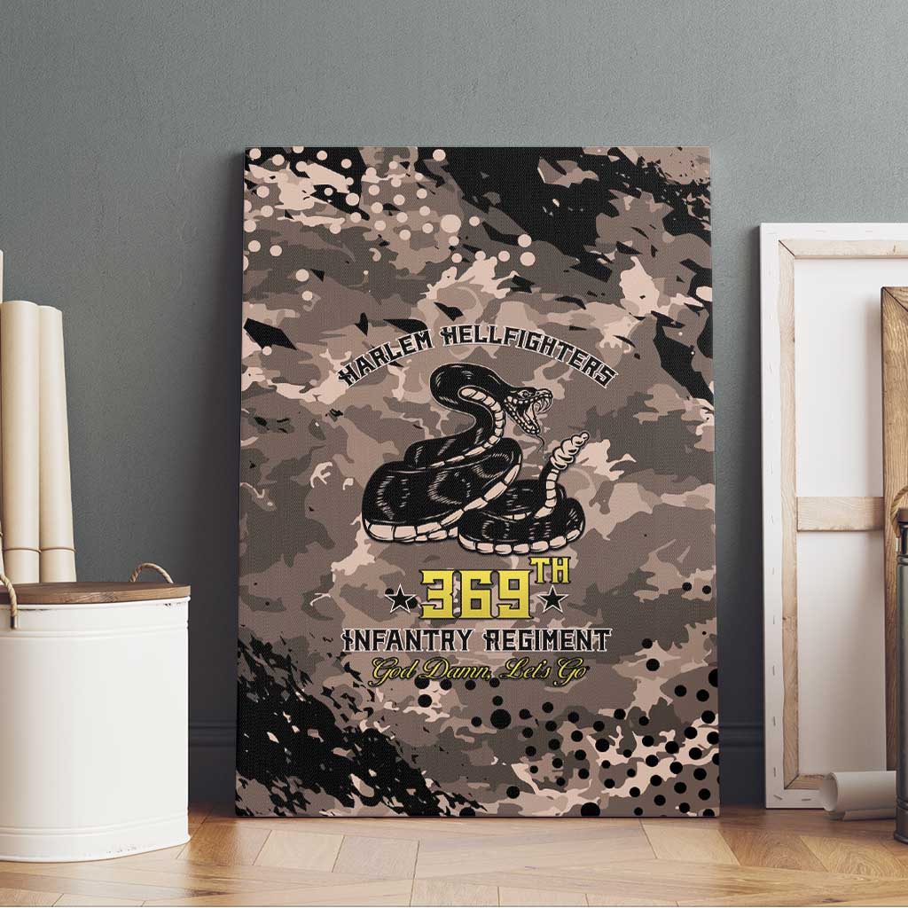 Harlem Hellfighters 369th Infantry Regiment Legacy Canvas Wall Art God Damn Lets Go