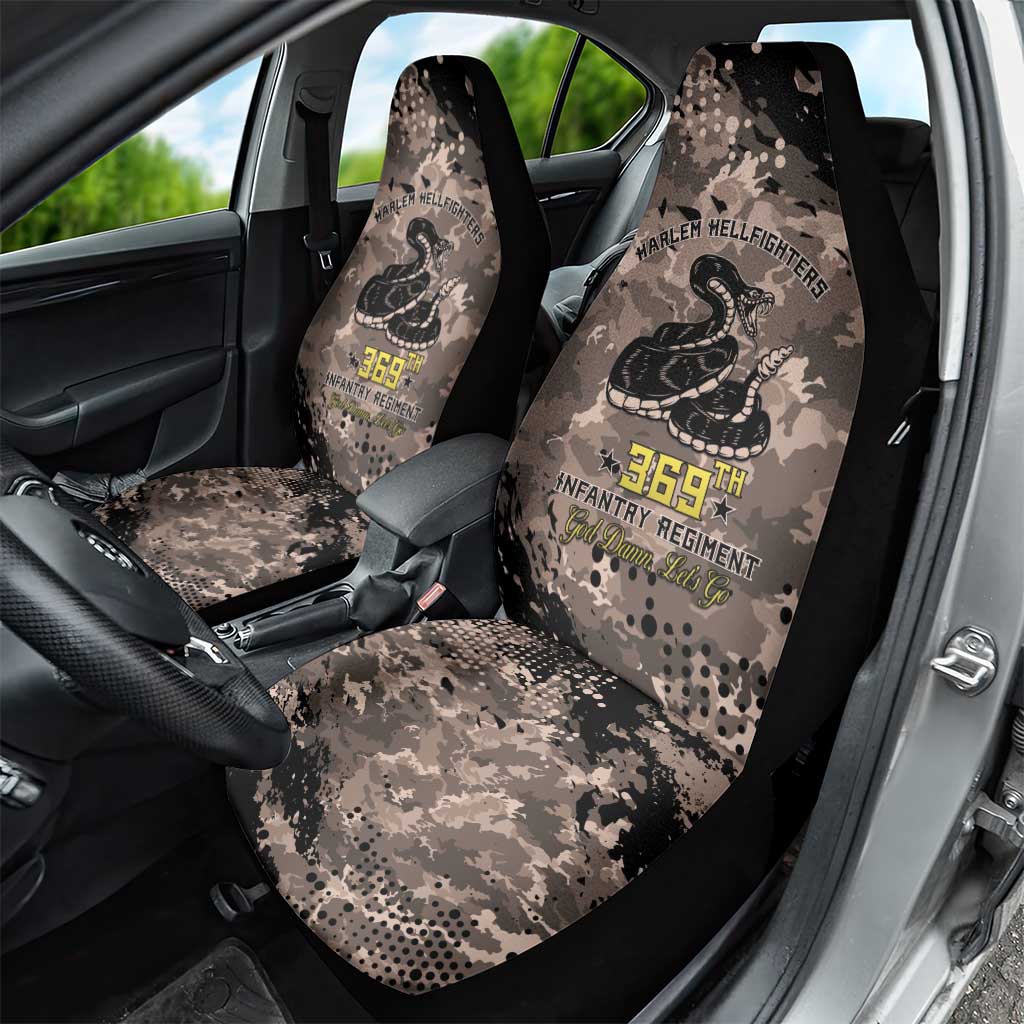 Harlem Hellfighters 369th Infantry Regiment Legacy Car Seat Cover God Damn Lets Go