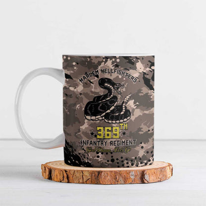 Harlem Hellfighters 369th Infantry Regiment Legacy Ceramic Mug God Damn Lets Go