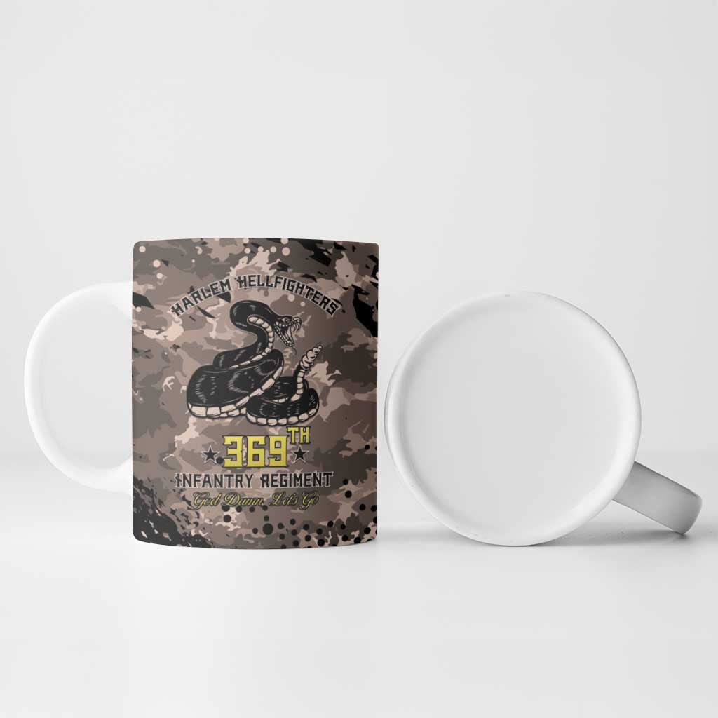 Harlem Hellfighters 369th Infantry Regiment Legacy Ceramic Mug God Damn Lets Go