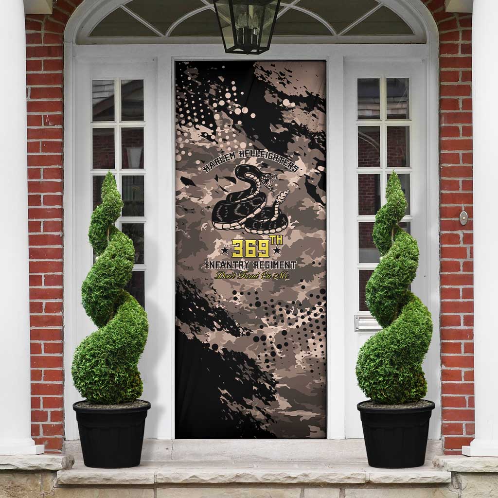 Harlem Hellfighters 369th Infantry Regiment Legacy Door Cover God Damn Lets Go
