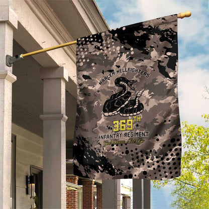 Harlem Hellfighters 369th Infantry Regiment Legacy Garden Flag God Damn Lets Go