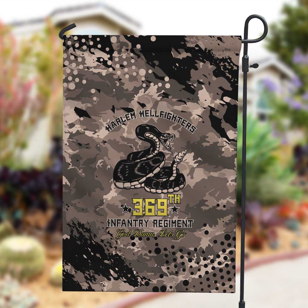 Harlem Hellfighters 369th Infantry Regiment Legacy Garden Flag God Damn Lets Go