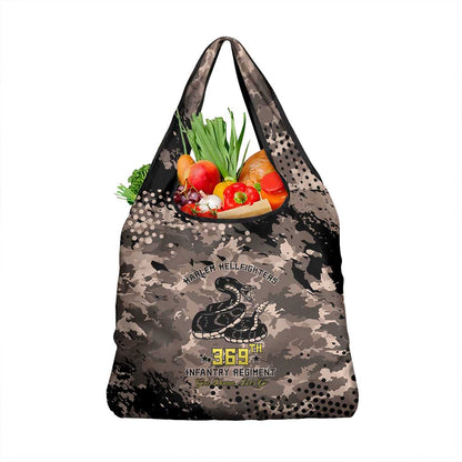 Harlem Hellfighters 369th Infantry Regiment Legacy Grocery Bag God Damn Lets Go