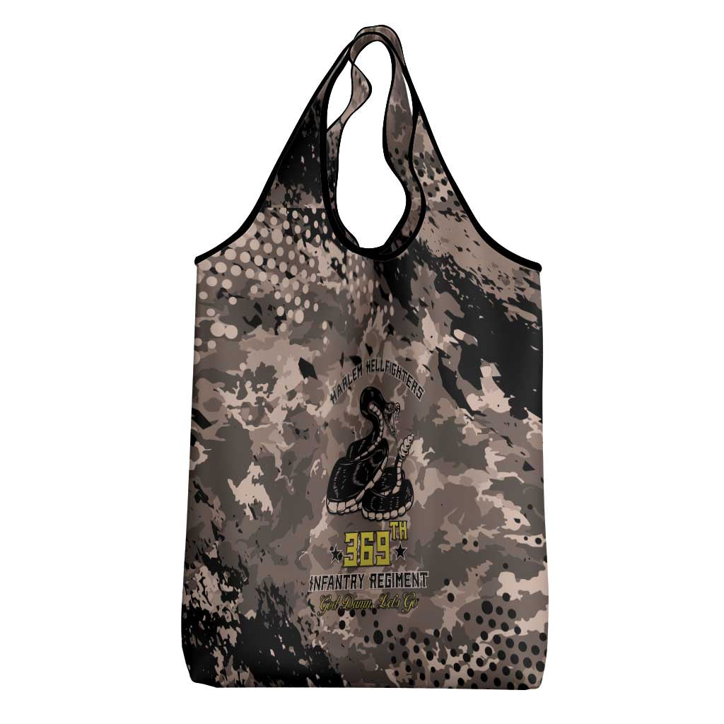 Harlem Hellfighters 369th Infantry Regiment Legacy Grocery Bag God Damn Lets Go