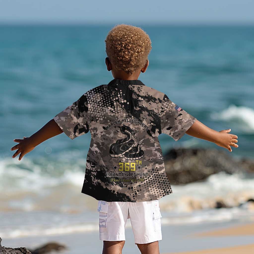 Harlem Hellfighters 369th Infantry Regiment Legacy Kid Hawaiian Shirt God Damn Lets Go