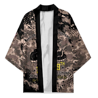 Harlem Hellfighters 369th Infantry Regiment Legacy Kimono God Damn Lets Go