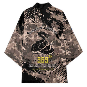 Harlem Hellfighters 369th Infantry Regiment Legacy Kimono God Damn Lets Go