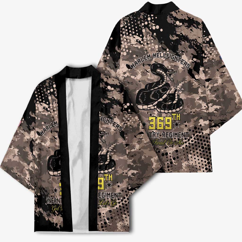 Harlem Hellfighters 369th Infantry Regiment Legacy Kimono God Damn Lets Go