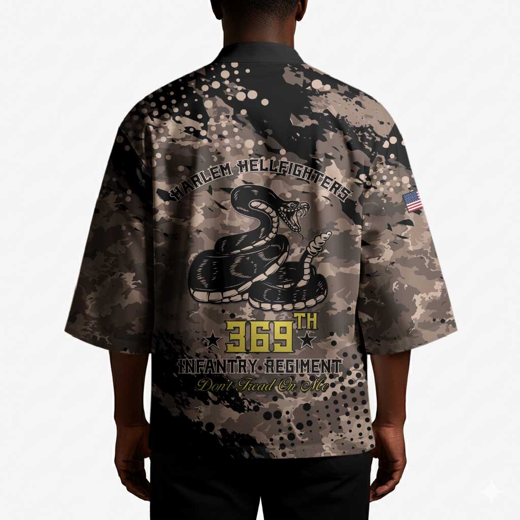 Harlem Hellfighters 369th Infantry Regiment Legacy Kimono God Damn Lets Go