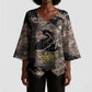 Harlem Hellfighters 369th Infantry Regiment Legacy Kimono Sleeve Blouse God Damn Lets Go