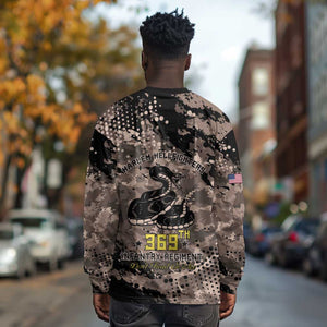 Harlem Hellfighters 369th Infantry Regiment Legacy Long Sleeve Shirt God Damn Lets Go