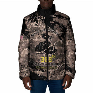 Harlem Hellfighters 369th Infantry Regiment Legacy Padded Jacket God Damn Lets Go