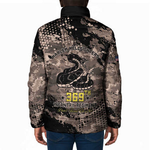 Harlem Hellfighters 369th Infantry Regiment Legacy Padded Jacket God Damn Lets Go