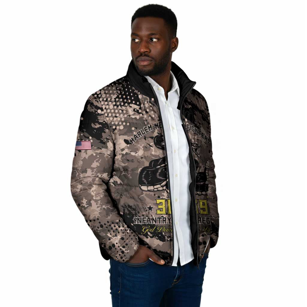 Harlem Hellfighters 369th Infantry Regiment Legacy Padded Jacket God Damn Lets Go