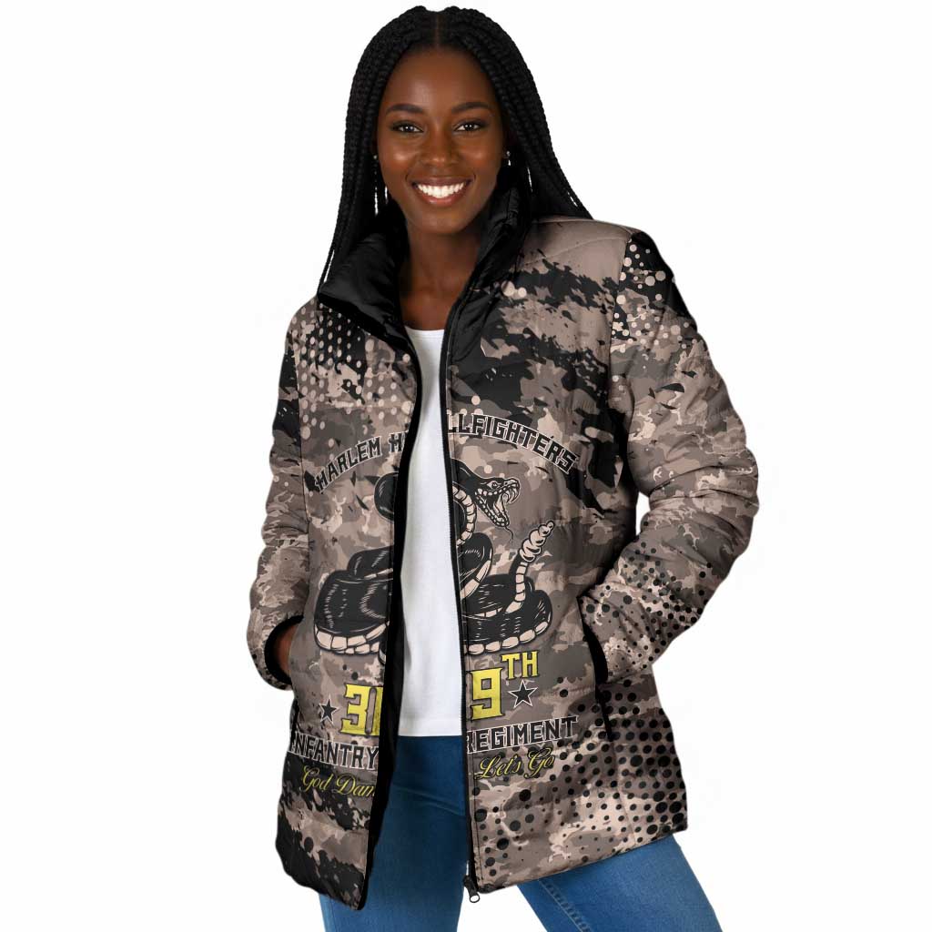Harlem Hellfighters 369th Infantry Regiment Legacy Padded Jacket God Damn Lets Go