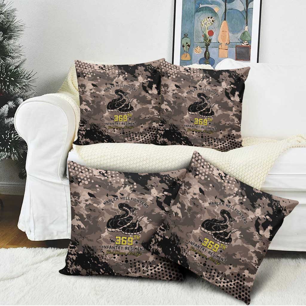 Harlem Hellfighters 369th Infantry Regiment Legacy Pillow Cover God Damn Lets Go
